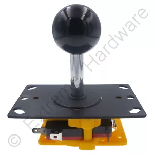 MD Technology Fight Stick Ball Top Arcade Joystick 2/4/8 Way (Black) MAME JAMMA - Picture 1 of 1