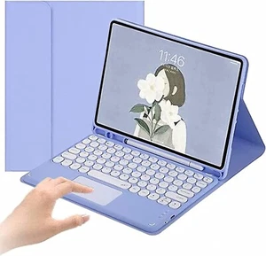 Keyboard Case for iPad Pro 11 2021/2020/2018-Touchpad Detachable Keyboard - Picture 1 of 8