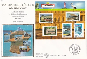 Frankreich 2003 FDC Portraits Der Regionen La Frankreich Bis Siehe yt - Bild 1 von 1