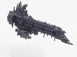 GW BATTLEFLEET GOTHIC IMPERIAL RETRIBUTION SCHLACHTSCHIFF. MONTIERT. BLAU 1945 - Bild 1 von 6