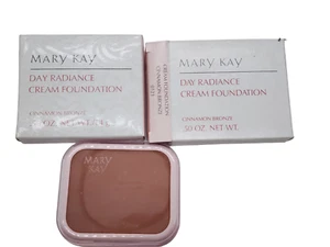 Mary Kay DAY RADIANCE Foundation Cinnamon Bronze 0121 - .5 oz 2 PACK NOS in box - Picture 1 of 2