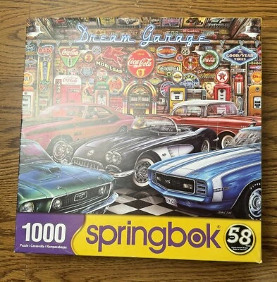 Springbok Puzzle Dream Garage 1000 Pieces , 2021 - Image 1 of 4