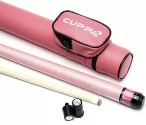Damen Pool Queue Stick 11,75 mm/12,75 mm Spitzen mit rosa Etui Billard Zubehör Se - Bild 1 von 12