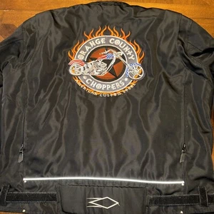 Power Trip Orange County Choppers Armor Padded Vented Motorcycle Jacket 2XL - Picture 1 of 17
