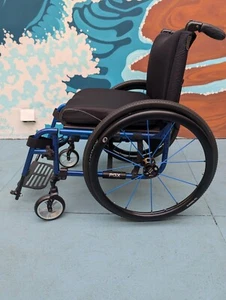 TiLite 2GX Titanium Wheelchair 18"L 19"W Rear 24" Wheels and CushionNOT Included - Picture 1 of 13