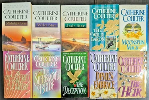 Catherine Coulter 10 Book Lot Historical Romance Paperback Novels Free Shipping - Picture 1 of 3