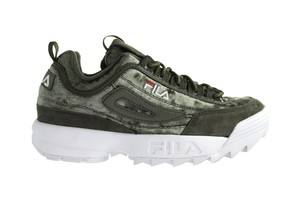fila trainers green
