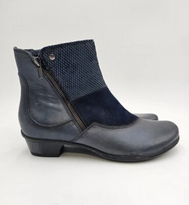 Botines Earth Orion Azul Cuero/Gamuza - Mujer Talla US 9.5 B Foto 1 de 4