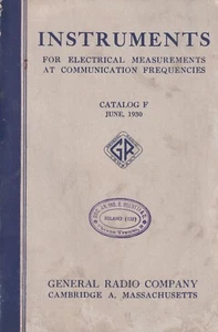 Instruments for Electrical Measurements at Communication Frequencies 1930 - Imagen 1 de 4