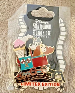 Disney Studio Store Soda Fountain Lady and the Tramp Ice Cream Train NEW LE 300 - Picture 1 of 2