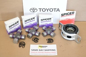 2007-2015 4x2 4x4 Toyota Tundra Rear Driveshaft U Joint Hanger Bearing Spicer - Picture 1 of 9