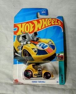 Hot Wheels 2024 Tooned Twin Mill - Yellow - 170/250 - HW Tooned - 1:64 Diecast - Picture 1 of 6