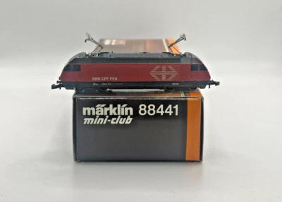 Z Scale Marklin Mini-Club 88441 Swiss Railways Re 460 Eletric Locomotive Org Box - Image 1 of 4