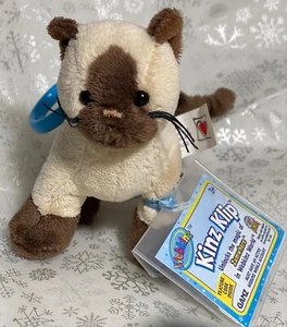 Webkinz Siamese Cat Kinz-Klip New with sealed code, Hard to find, WE000231 - Picture 1 of 2