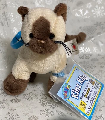 Webkinz Siamese Cat Kinz-Klip New with sealed code, Hard to find, WE000231 - Image 1 of 2