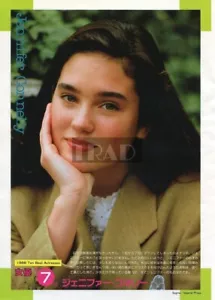 JENNIFER CONNELLY / ROBERT DE NIRO 1988 JPN Picture Clipping 8x11 #pi/v - Picture 1 of 2