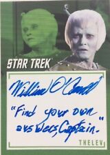 William O'Connell Inscription Autograph A11, Star Trek TOS Captain's Collection