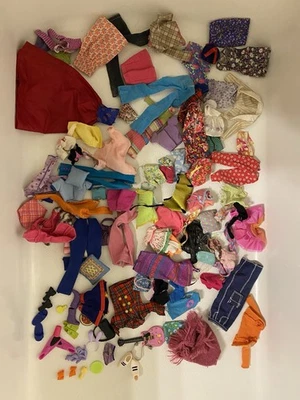 Vintage Barbie Clothes Lot Different Sizes Shapes Styles Some Unbranded - Image 1 of 4