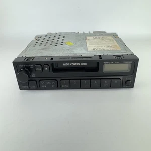 Vintage Toyota Logic Control Deck Cassette Radio 86120-06060 OEM AM FM USA Tape - Bild 1 von 9