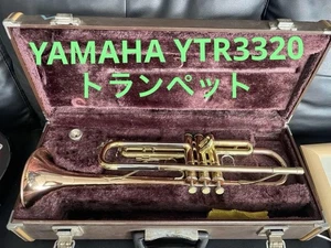 Yamaha Trumpet Ytr3320 Wind Instrument Red Brass Bell Lacquer - Picture 1 of 13