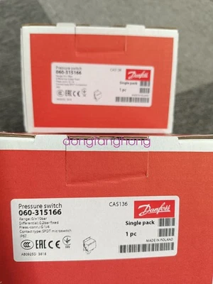 DANFOSS CAS136 060-315166 Pressure Switch Brand NEW FedEx or DHL or UPS - Image 1 of 3