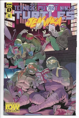 TMNT Jennika 1 casi nuevo Jodi Nishijima variante RE minorista cubierta exclusiva Wondercon Foto 1 de 2