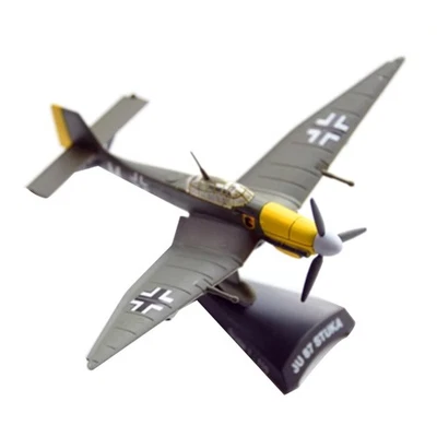 Nuevo Modelo Bombardero Stuka Junkers JU-87 Alemania Segunda Guerra Mundial Aleación Diecast Escala 1/110 Foto 1 de 4