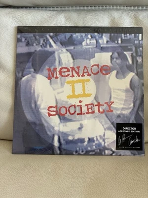 MENACE II SOCIETY Criterion 2-Laserdisc LD SET WIDESCREEN FORMAT SEALED!! RARE! - Image 1 of 2