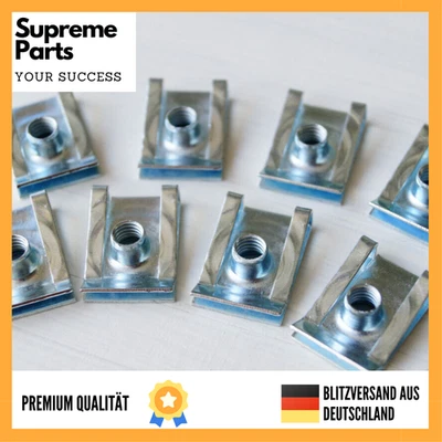 20 x Blechmuttern M5 schnappmutter blechmutter schnappmuttern Vollgewinde NEU - Bild 1 von 4