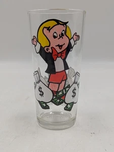 Vintage 1970’s Pepsi Collector Series Cartoon Glass Richie Rich Harvey Cartoons - Picture 1 of 7