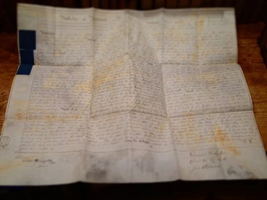 (Z) 1798 Vellum document Apprentiship Beer Brewer 5/10 years Wormegay Norfolk - Picture 1 of 3