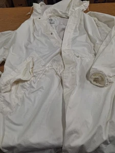 Parka de camuflaje de nieve militar vintage mediana-EE. UU. blanca camuflaje sobreblanca ALGODÓN 100 - Imagen 1 de 2