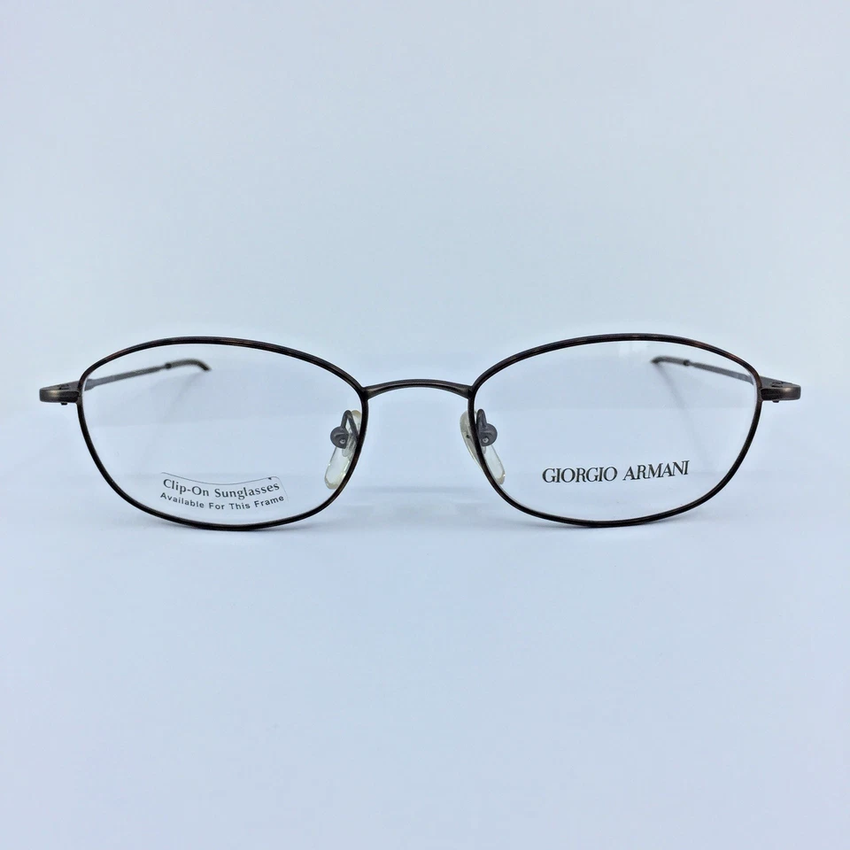 全新 复古 Giorgio Armani 1006 眼镜 GA 1006 C. 1165 青铜 51-18 毫米 意大利 — 第 1/4 张图片