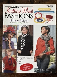 More Knitting Wheel Fashions - Leisure Arts #4411 - 18 Knitting Patterns - Picture 1 of 12