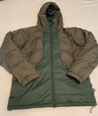 Parka para hombre Ride Snowboards verde relleno esquí snowboard grande M con capucha Foto 1 de 4