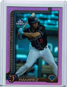 Debut Topps Pro 2025 - Agustín Ramírez #PD-44 lámina fucsia/199 - Imagen 1 de 2