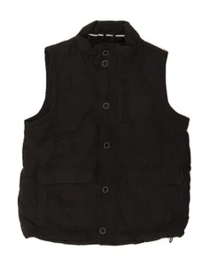 PIERRE CARDIN Mens Padded Gilet UK 42 XL Black Polyester DJ35 - Picture 1 of 3