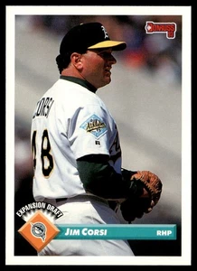 1993 Donruss Jim Corsi Florida Marlins #741 - Picture 1 of 2