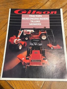 Gilson Lawn Mower Sales Flyer/Brochure from 1985 - Picture 1 of 2