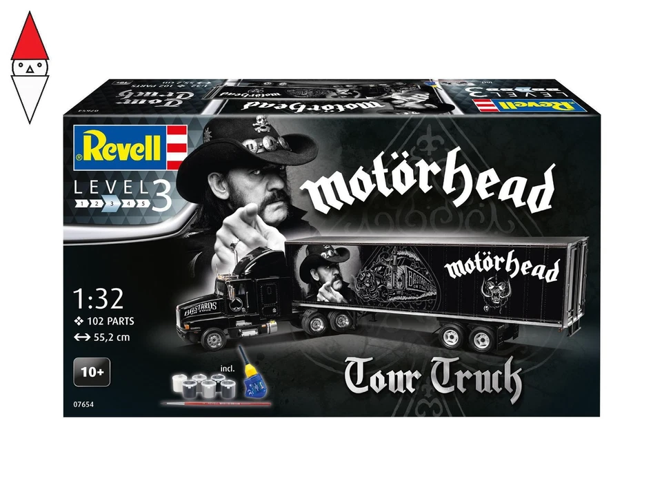 Camion in Kit da costruire Revell 07654 Tour Truck Motörhead 1 32
