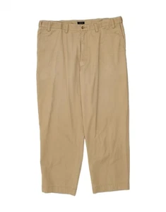 Pantalone chino uomo IZOD pegged W44 L30 beige cotone YW10 - Foto 1 di 3
