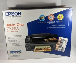 Epson CX7450 All-In-One Inkjet Printer, Copier, Scanner - Open Box - Picture 1 of 3