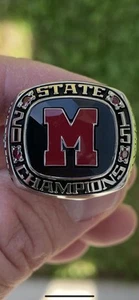 2015 St. Mary’s Prep High School Track State Champions Championship Ring - Picture 1 of 6