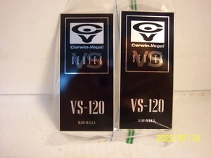 Cerwin-Vega VS-120 Speaker Badge Plates Logo Emblem SET of 2 - Picture 1 of 2