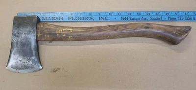 "Hacha pequeña hacha grande vintage True Temper Flint Edge - mango original de 17 1/2""" Foto 1 de 4