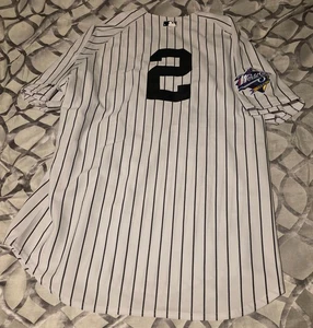 DEREK JETER 1999 New York Yankees Men's World Series Home Jersey Men's - Sz 52 - Picture 1 of 5