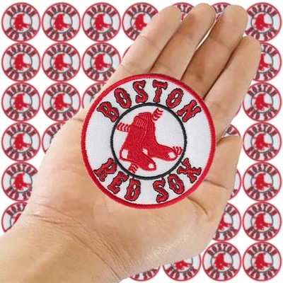 Wholesale Boston Red Sox Baseball Sport Logo Size 2.8"x2.8" Sew Iron On Patches - Image 1 of 4