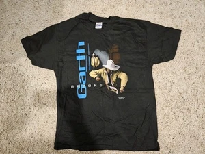 Vintage 1994 Garth Brooks Concert T Shirt Single Stitch Black XL Made in USA NEW - Picture 1 of 6