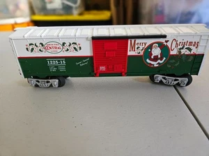 Lionel North Pole Central Lines Merry Christmas Boxcar #1225-15 Used no box  - Picture 1 of 9