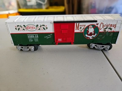 Lionel North Pole Central Lines Merry Christmas Boxcar #1225-15 Used no box  - Image 1 of 4